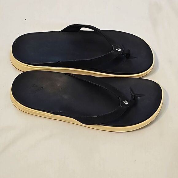 OLUKAI LEATHER SANDALS SIZE 11 - Picture 1 of 7